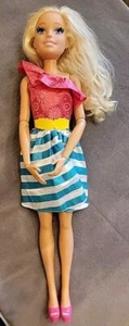 Barbie Bambola 28” Alta Mattel 2013 Just Play Large My Size Bionda Fashion Friend - Foto 1 di 5