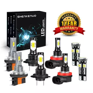For VW Golf Mk6 Headlight 2009-2012 DRL Xenon White Led Fog Side Light Bulbs 12v - Picture 1 of 18