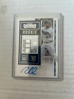 2020 Panini Contenders Willi Castro Rookie Ticket Autograph Auto - Image 1 of 2