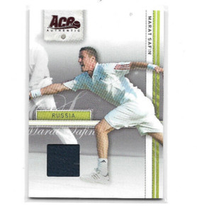 2007 Ace Authentic Straight Sets - #22 Marat Safin relic card