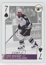 1997-98 Bicycle Hockey Aces Playing Cards Mike Modano #7S HOF