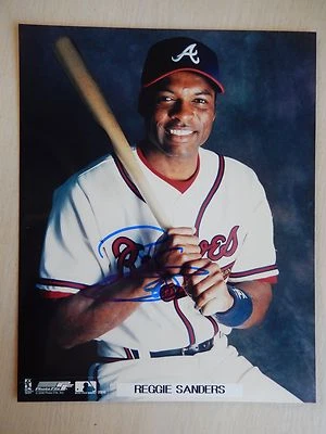 Reggie Sanders Autographed 8" X 10" Photograph  - Image 1 of 2