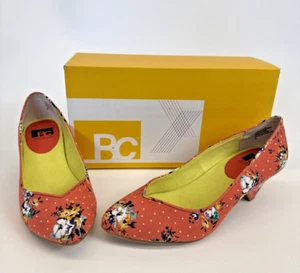 BC In The Winners Circle Floral Coral Women's Shoes Size 9M New In Box - Picture 1 of 13
