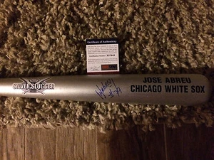 Jose Abreu Signed/Auto Rawlings Full Size Silver Slugger Bat Chicago White Sox - Picture 1 of 5
