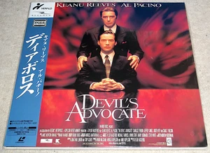 Keanu Reeves DEVIL'S ADVOCATE Al Pacino JAPAN LASERDISC 2LD Horror (1997) - Afbeelding 1 van 2