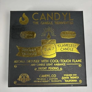 CANDYL Flameless Candle LID 3 Wicks Charging Cord ONLY For 3” Container Holder - Picture 1 of 9