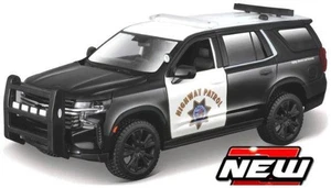 Maisto Scala 1:24 Chevrolet Tahoe Polizia 2021 Nero/Bianco - Foto 1 di 1