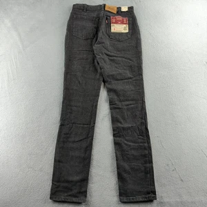 Jeans Levis vintage años 90 33x34 negro carbón 531 rectos ajustados hechos en Canadá Y2K - Imagen 1 de 14