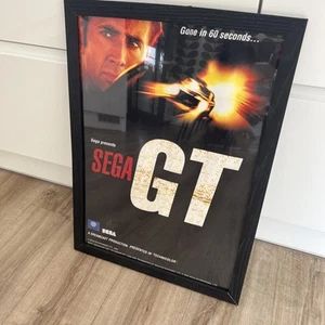 Sega Dreamcast Promotional GT Gone In 60 Seconds Poster Promo Launch Party RARE - Picture 1 of 4