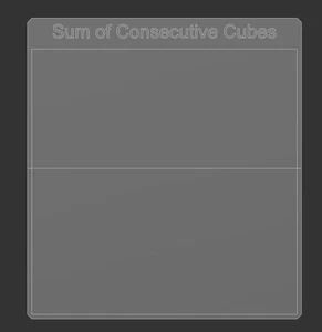 Rompecabezas Suma de cubos consecutivos | Prueba visual matemática impresa en 3D | Enmarcado grande - Imagen 1 de 4