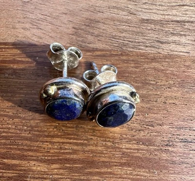 CATÁLOGO SUNDANCE Pendientes de Lapislázuli de Plata de Ley Foto 1 de 4