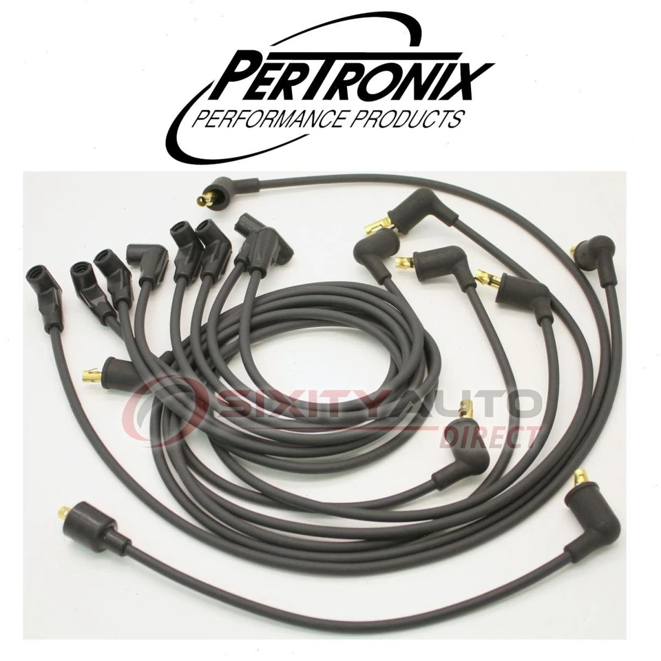 PerTronix Spark Plug Wire Set for 1967-1971 Plymouth GTX 5.2L 6.3L 7.0L 7.2L nl Foto 1 de 4