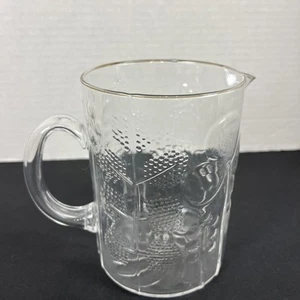 Vintage MCM Nuutajarvi Wartsila Finnland Ovia Toikka Flora Krug Kanne 40oz - Bild 1 von 6