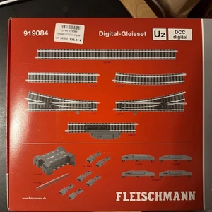 Digital-Gleisset N Fleischmann 919084 Ü 2 DCC Digital Neu OVP - Bild 1 von 6