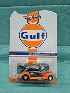 Hot Wheels RLC Gulf Racing Volkswagen Drag Beetle 2966/4000 Real Riders - Picture 1 of 7