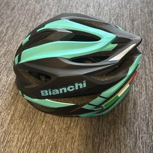 BIANCHI schwarz grün Helm Fahrrad Bike M 57-59cm - Bild 1 von 4