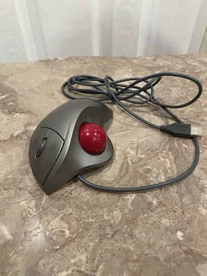 Logitech T-BB18 Trackman Wheel Trackball Mouse USB Wired Tested Working - Image 1 of 4