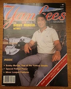 Yankees Magazine August 18 1983 Bobby Murcer Retires With Bobby Murcer Poster - Picture 1 of 12