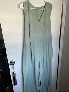 Pagliaccetto Calvin Klein donna taglia 16 verde chiaro elasticizzato leggero primaverile NUOVO - Foto 1 di 3
