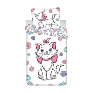 Aristocats Marie Einzelbettbezug Set Europäische Größe Bettzeug Baumwolle Blumen - Bild 1 von 5