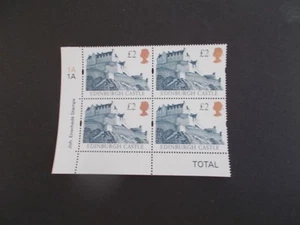 GB QEII 1997 £2 Enschede Castle High Value Cylinder Block of 4 Cyl 1A1A U/M - Picture 1 of 1