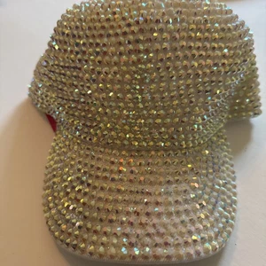 Baseball Cap for Women all over Bling Adjustable Hat Sparkly Sequins Glitter - Picture 1 of 4