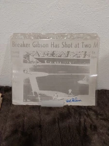 BOB GIBSON AUTOGRAPHED 8X11 PHOTO NICE ST. LOUIS CARDINALS - Picture 1 of 2