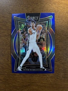 ✨2024-25 Panini Select Victor Wembanyama Blue Concourse Prizm #9 Spurs - Picture 1 of 2
