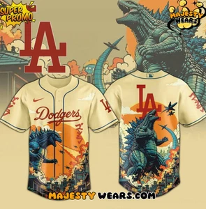 Los Angeles Dodger X Godzilla Limited Edition Jersey - Picture 1 of 2