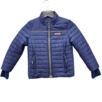 Chaqueta acolchada acolchada acolchada Vineyard Vines para niños talla 6 Primaloft aislamiento polar Foto 1 de 4