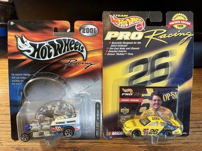 ‘00 Hot Wheels Racing Way 2 Fast #2/4+#26 BENSON CHEERIOS NASCAR NIP RARE HTF - Image 1 of 4