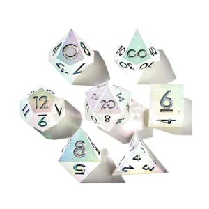 Dispel Iridescent Resin Dice Poly Set - Moon Maiden (7) Neu - Bild 1 von 2
