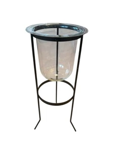 Partylite Sevilla Glas Kerzenhalter Windlicht nur Glas mit Etikett LESEN OHNE STÄNDER - Bild 1 von 8