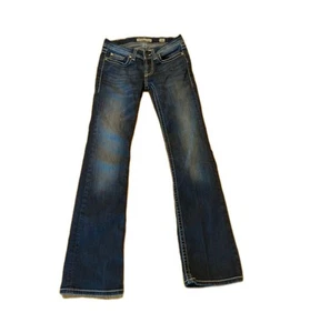 BKE Buckle Stella Jeans Damen 25L Blau Stretch Low Rise Boot Cut - Bild 1 von 7