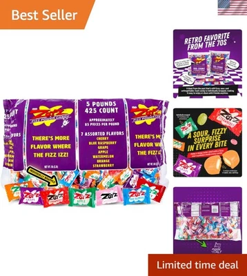 Variedad de caramelos duros de frutas gaseosas en bolsa de 5 lb - ¡Perfectos para cada celebración! Foto 1 de 4