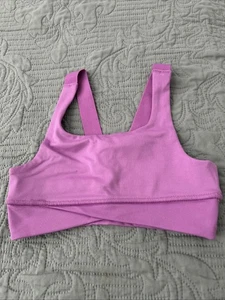 DSG Girls' Active Tank Top Size Small (8-9),Pink, Twist Front, Racerback - Picture 1 of 3