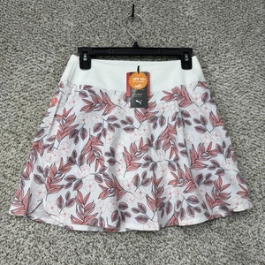 Puma Skort Damen XS Pink Weiß Blumen Golf Tennis Rock PWRSHAPE Flora Neu - Bild 1 von 16