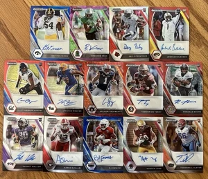 LOTE de 14 cartas de selecciones de draft Panini Prizm 2021 RC Rookie Auto Prizm - Imagen 1 de 2