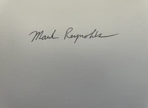 Mark Reynolds Autogramm signed 15x10 Blankokarte original Segeln Olympia Gold - Bild 1 von 1