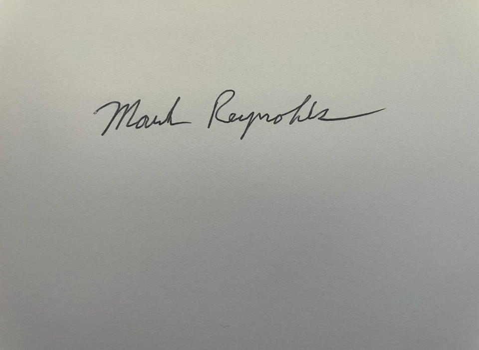 Mark Reynolds Autogramm signed 15x10 Blankokarte original Segeln Olympia Gold - Bild 1 von 1