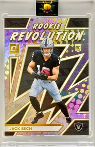 2025 Panini Donruss Jack Bech Rookie Revolution #25 Las Vegas Raiders - Foto 1 di 1