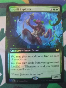 🌈 Icetill Explorer - Extended Art FOIL - MTG #343 - Edge Of Eternities - NM - Picture 1 of 1