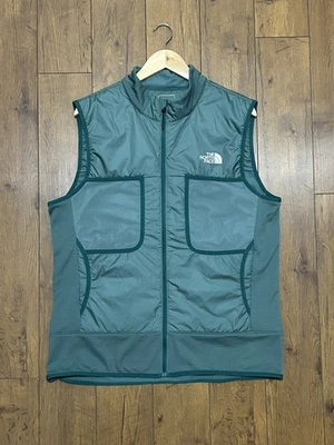 The North Face Mens Winter Warm Pro Gilet Size Large Green Full Zip  C73 - Image 1 of 4