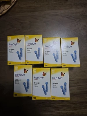 Lancetas estériles para diabéticos calibre 28 Freestyle 700 cajas nuevas Foto 1 de 3