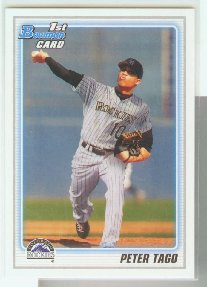 Peter Tago Colorado 2010 Bowman Draft Picks Baseball - Image 1 of 1