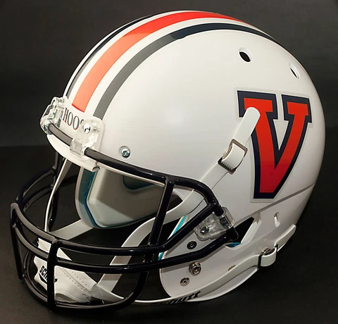 VIRGINIA CAVALIERS 1978-1981 Schutt AiR XP Authentic GAMEDAY Football Helmet Cover