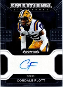 Cordale Flott AUTO RC 2023 Panini Chronicles Draft Sensational Signatures - Picture 1 of 2