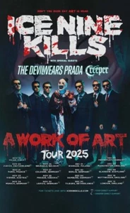 2x Ice Nine Kills Tickets Frankfurt Jahrhunderthalle 06.12. 1. Reihe Sitzplätze - Bild 1 von 1