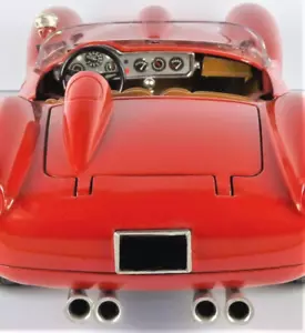 Ferrari Rolling Sculpture Race Car Sport Art Mid Century Modern Deco Vintage Red - Picture 1 of 19