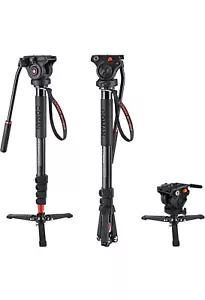 Monopod COMAN KX3232 73.2 in Professional Monopod Tripod Lightweight Aluminum - Picture 1 of 22